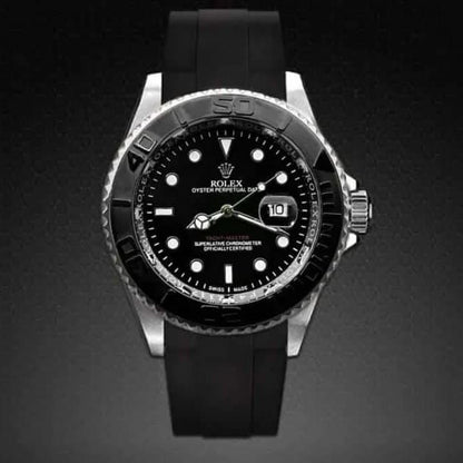 Rolex Oyster Perpetual Yacht-Master | Black Dial & Rubber Strap