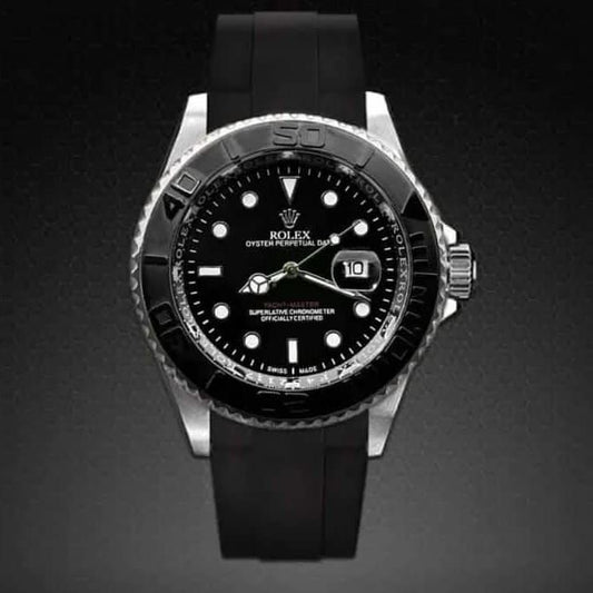 Rolex Oyster Perpetual Yacht-Master | Black Dial & Rubber Strap